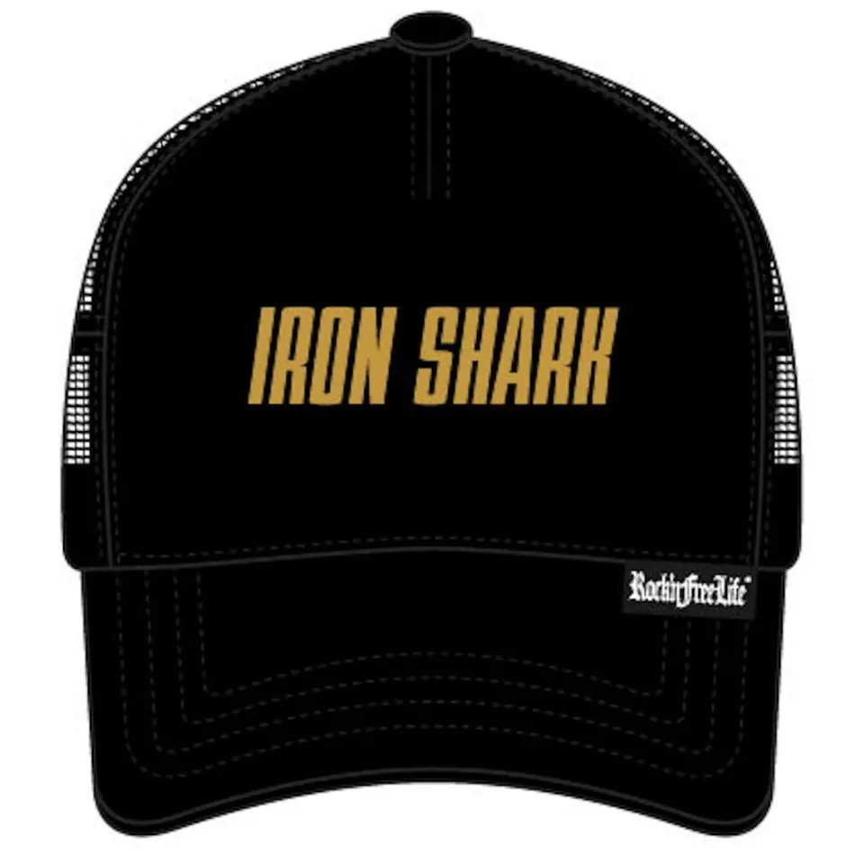 iron-shark-accessoires-casquette-black-gold-gold-series image 1