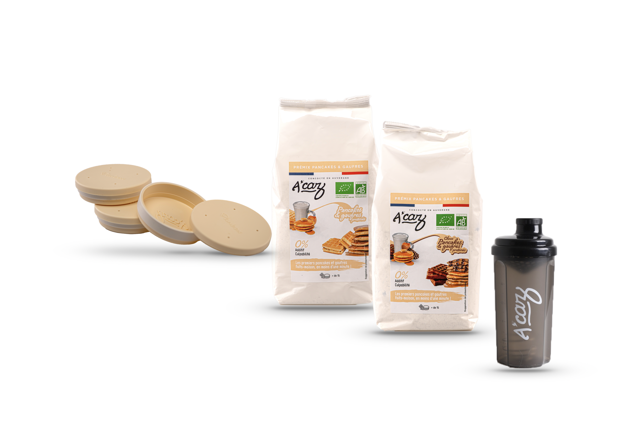 a-caz-pack-d-couverte-pancakes-choco-nature-shaker-30-pi-ces image 2