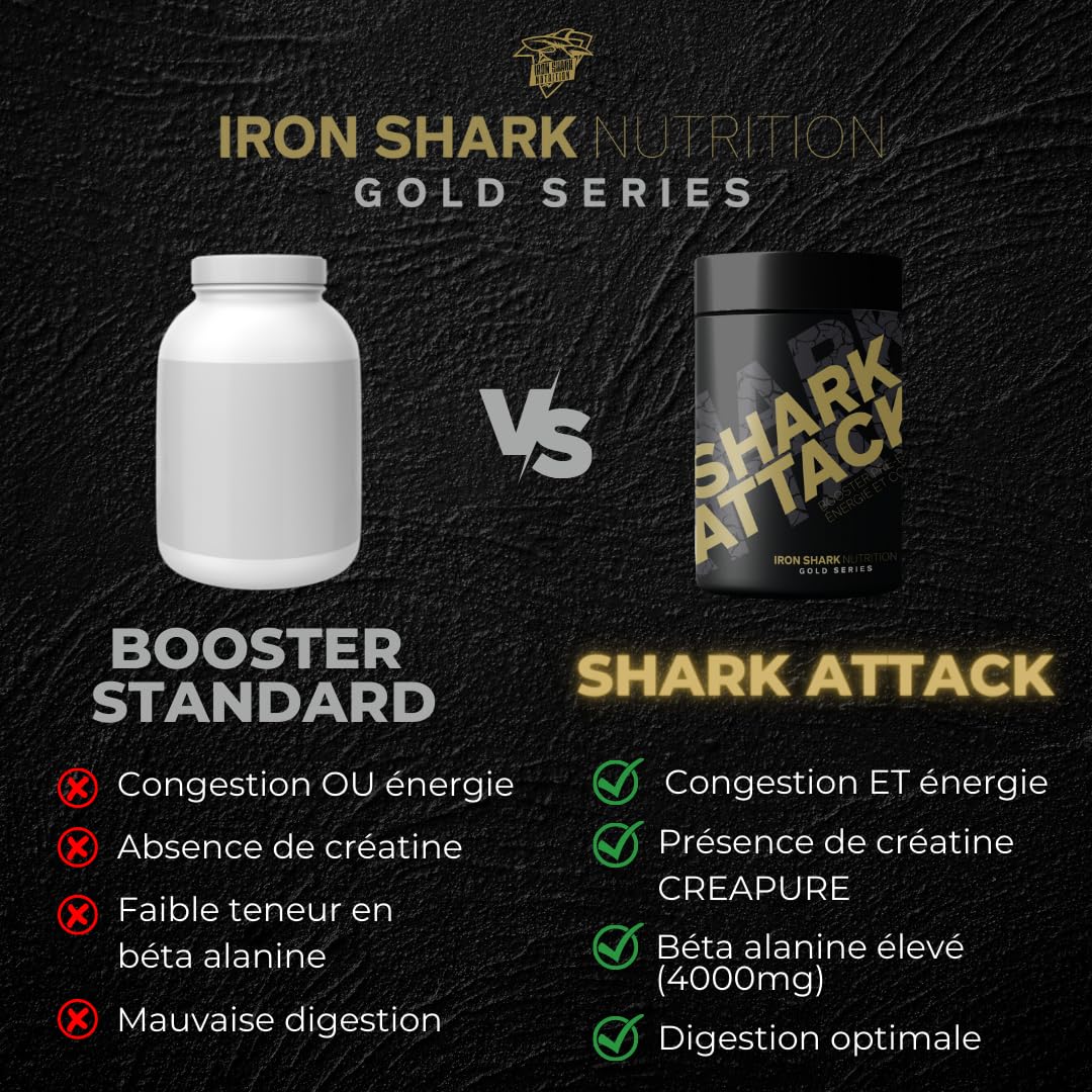 iron-shark-gold-shark-attack-pr-workout-booster-30-prises-nergie image 2