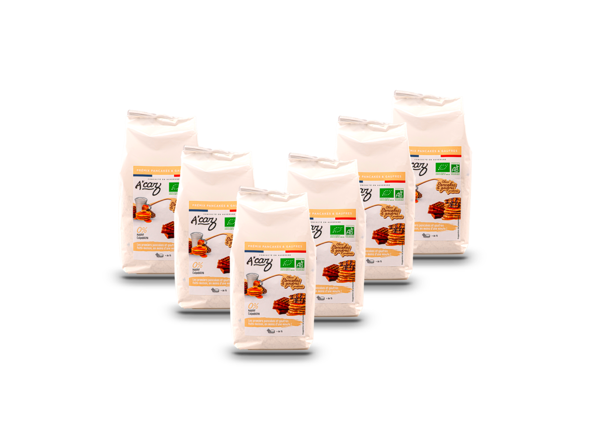 acaz-choco-pancakes-gaufres-lover-bio-prot-in-s-pack image 1