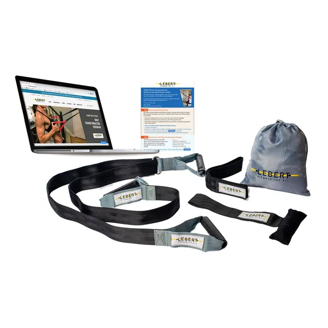 lebert-hiit-system-sangle-suspension-training-rouge-full-body image 1