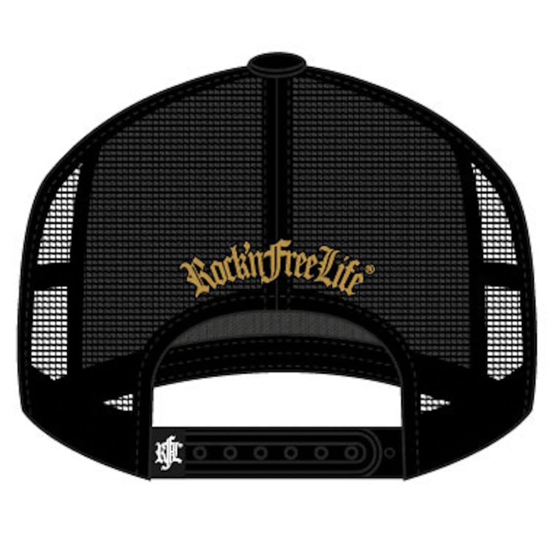 iron-shark-accessoires-casquette-black-gold-gold-series image 3