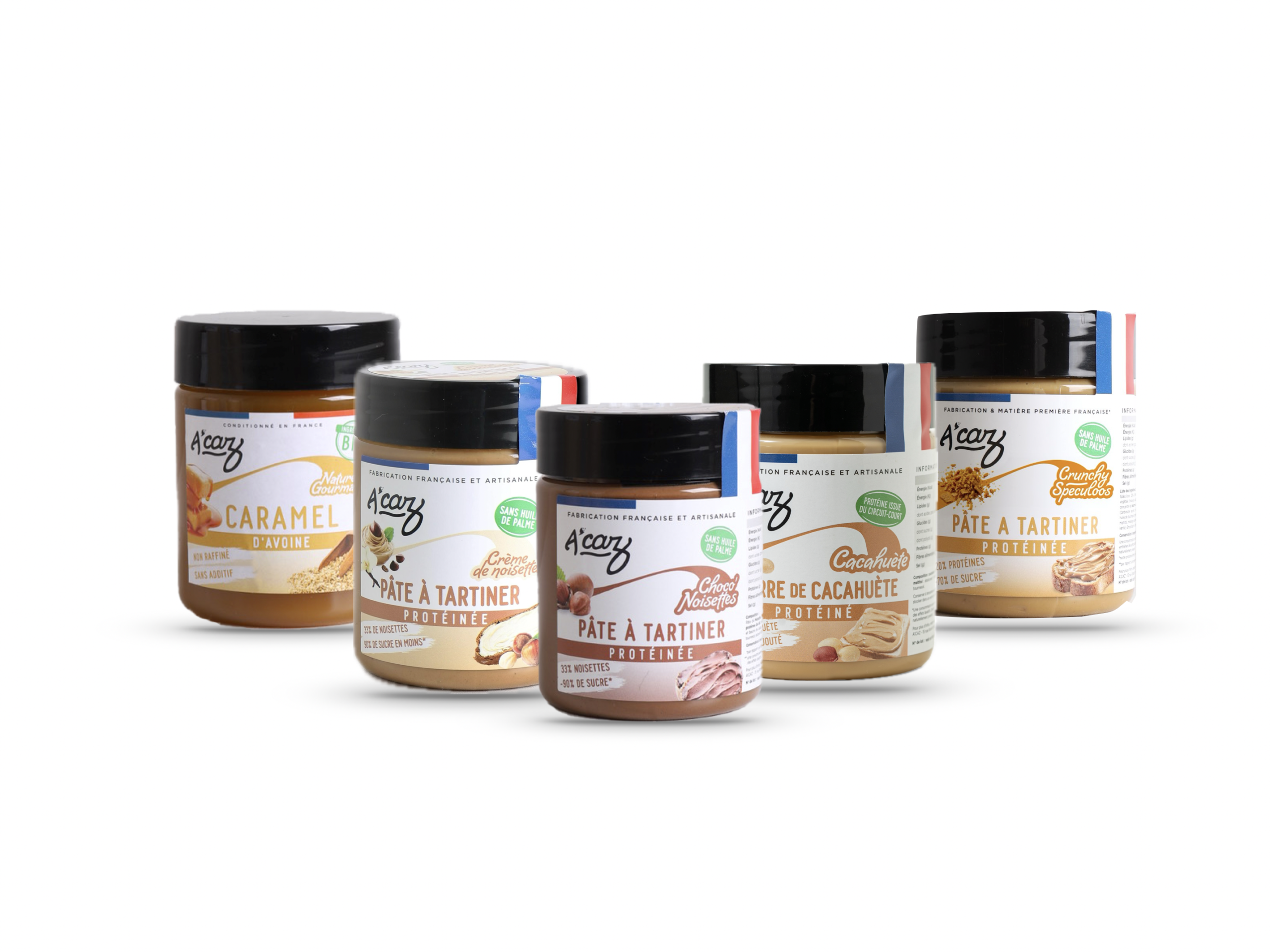 acaz-pack-gourmandise-p-tes-tartiner-5-saveurs image 1