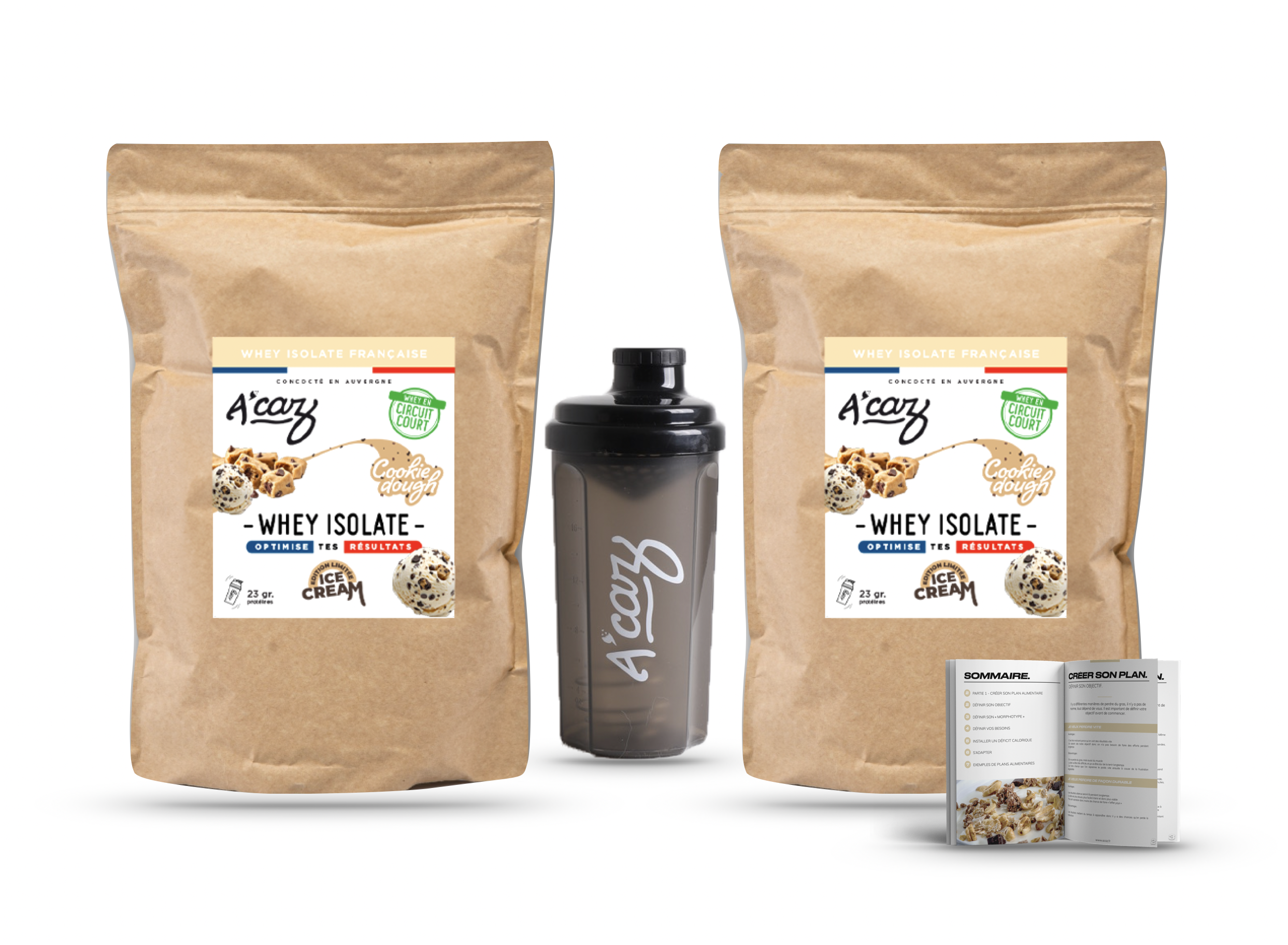 acaz-cookie-dough-whey-isolat-dition-ice-cream-pack image 2