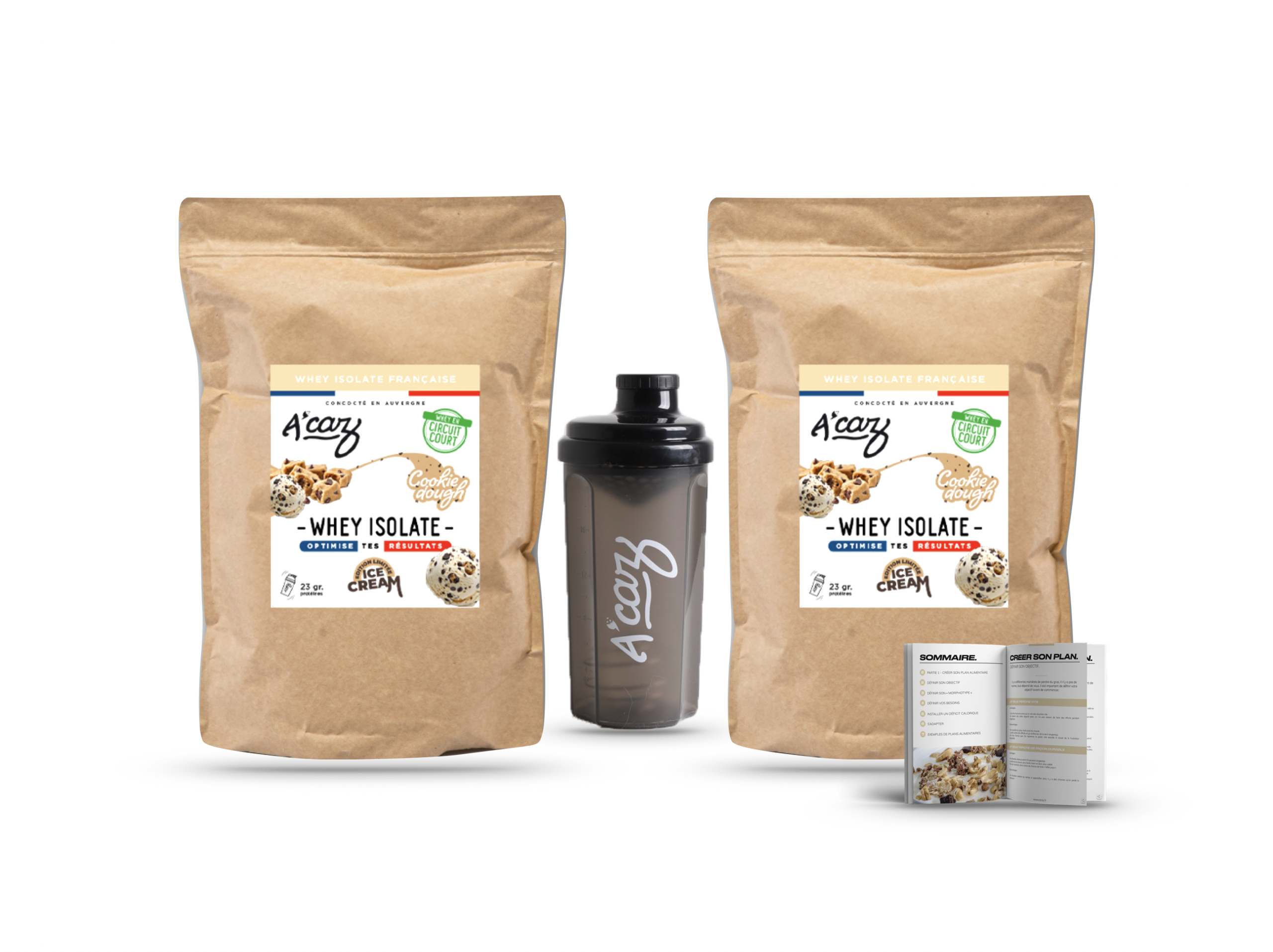 acaz-cookie-dough-whey-isolat-dition-ice-cream-pack image 1