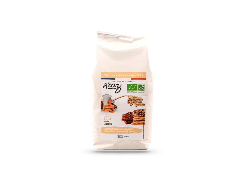 a-caz-premix-choco-pancakes-gaufres-bio-prot-in-petit-d-j image 1