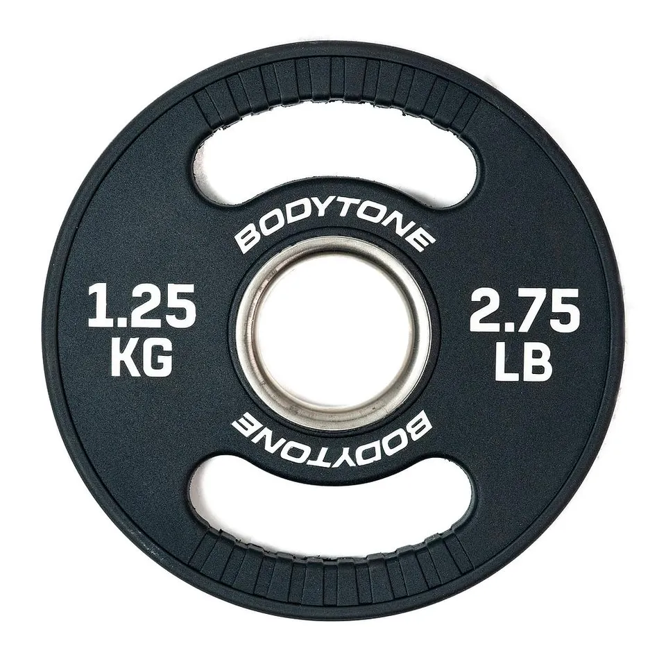 bodytone-disque-olympique-caoutchouc-1-25-kg-disque-musculation-50-mm image 1
