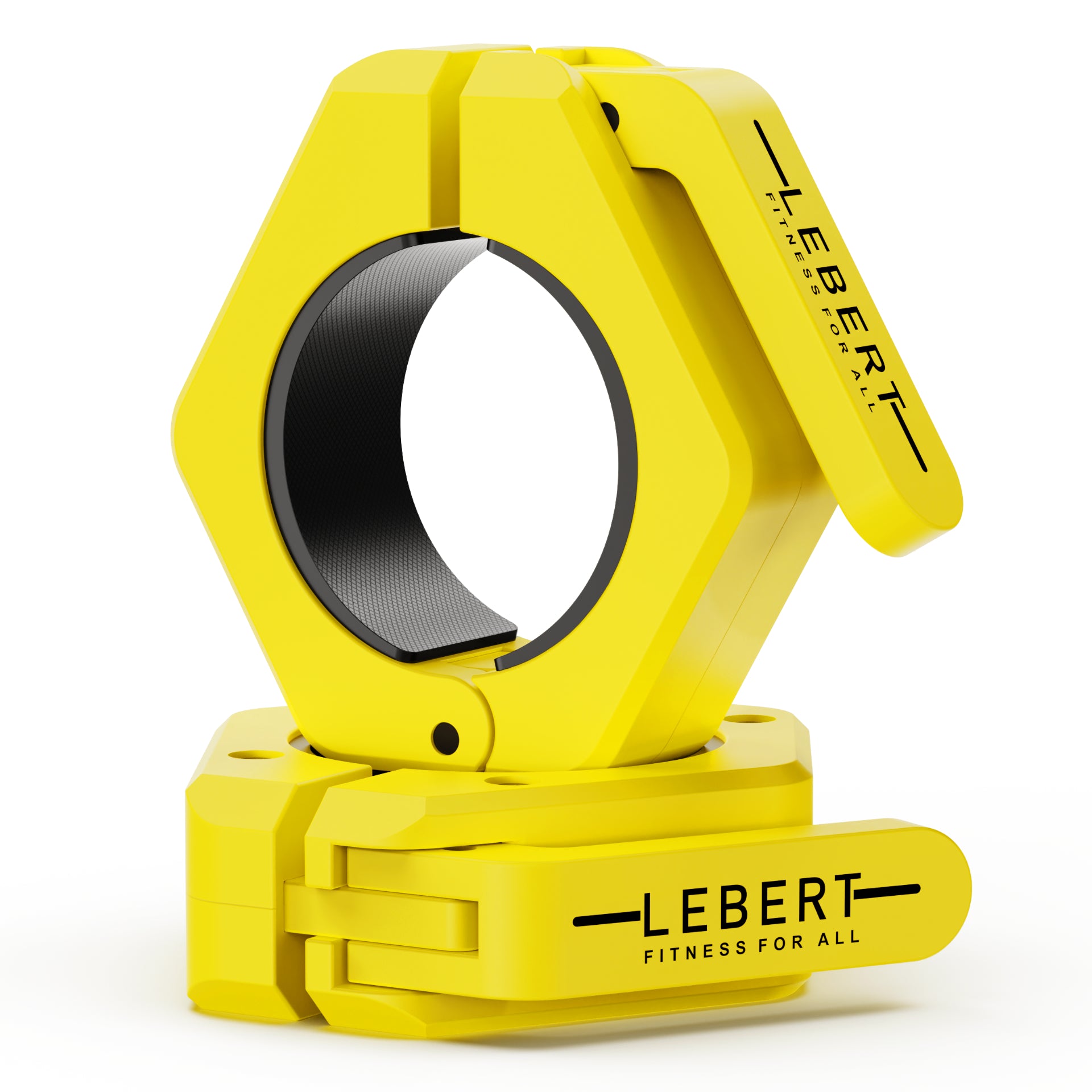 lebert-fitness-magnetic-barbell-collars-colliers-barre-olympique-noirs image 2