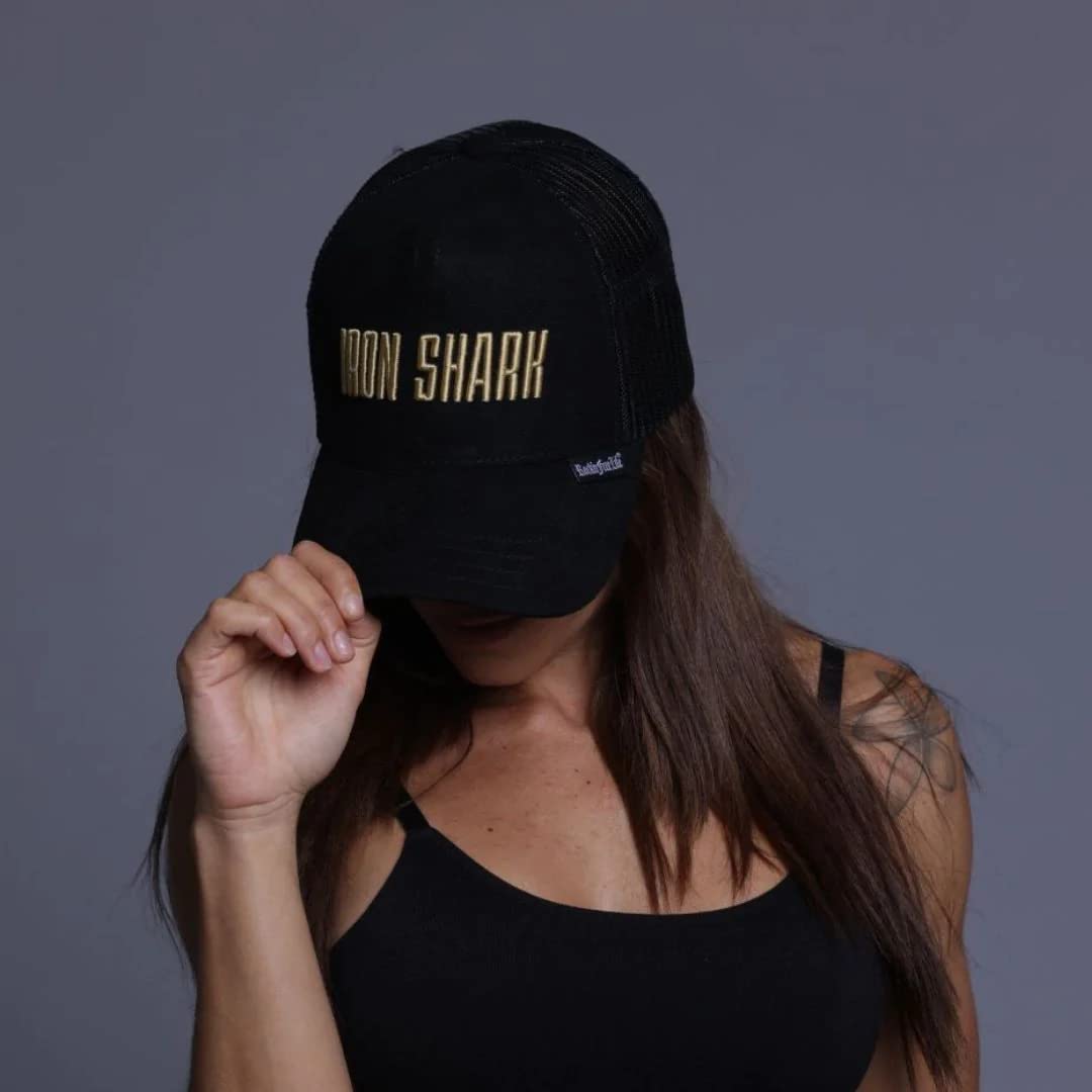 iron-shark-accessoires-casquette-black-gold-gold-series image 5