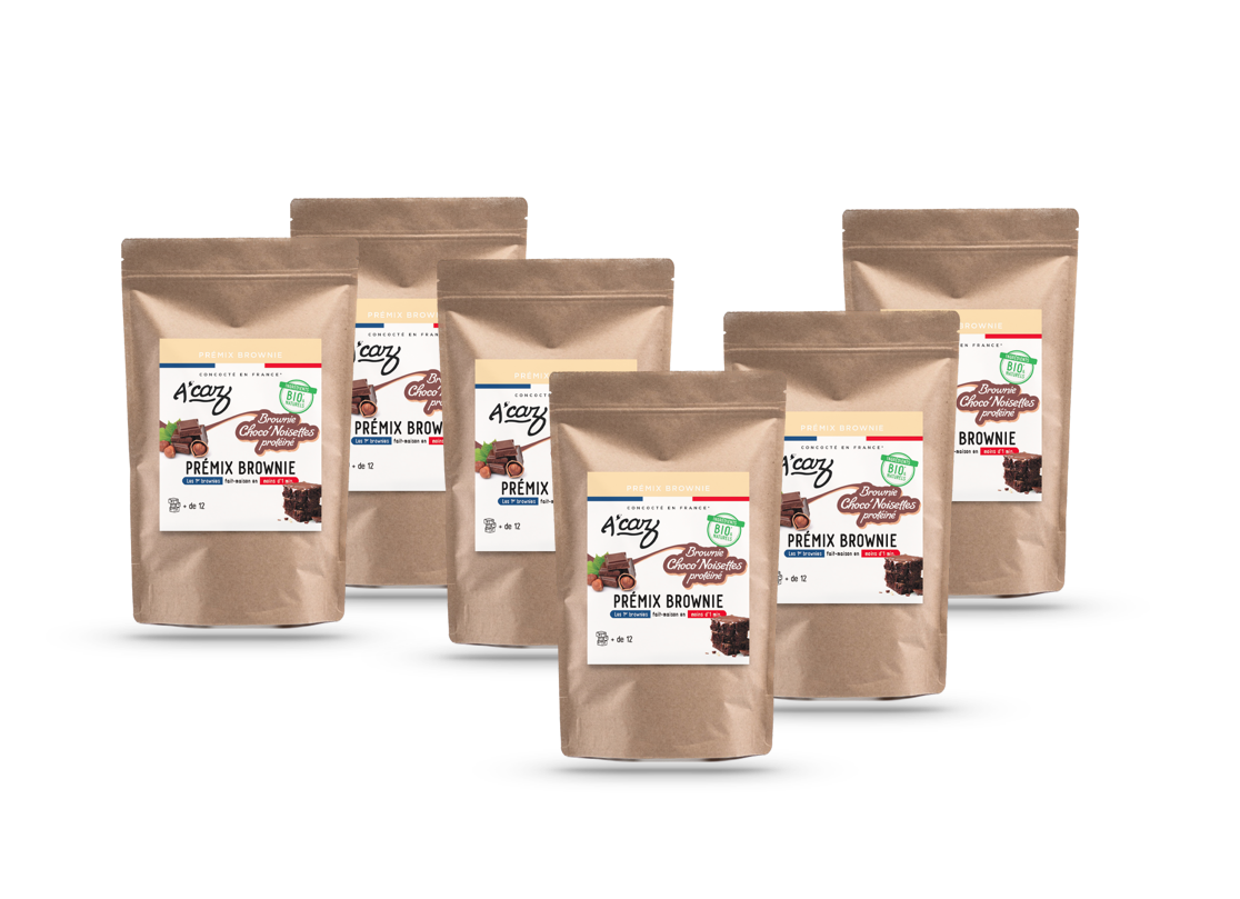 acaz-pack-brownie-choco-noisettes-lover-bio-6-premix image 2