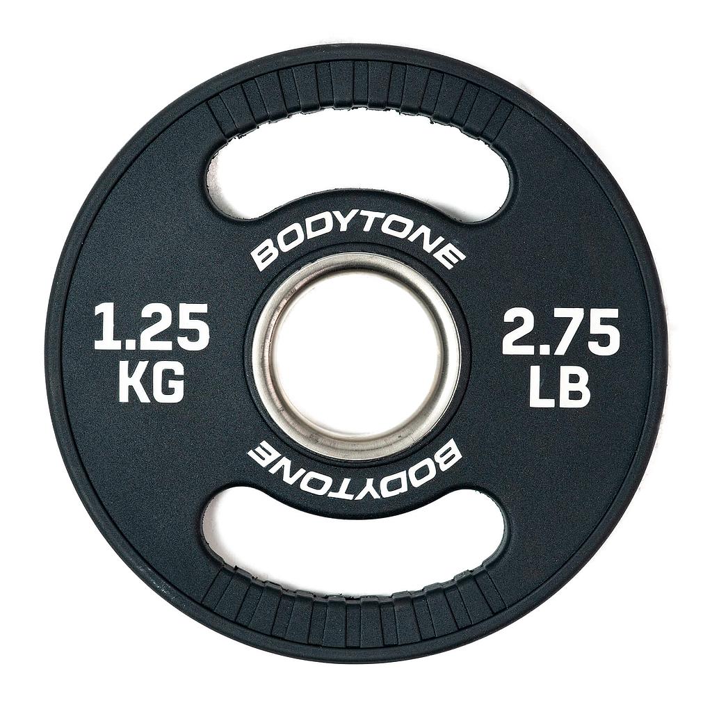 bodytone-disque-olympique-caoutchouc-1-25-kg-disque-musculation-50-mm image 1