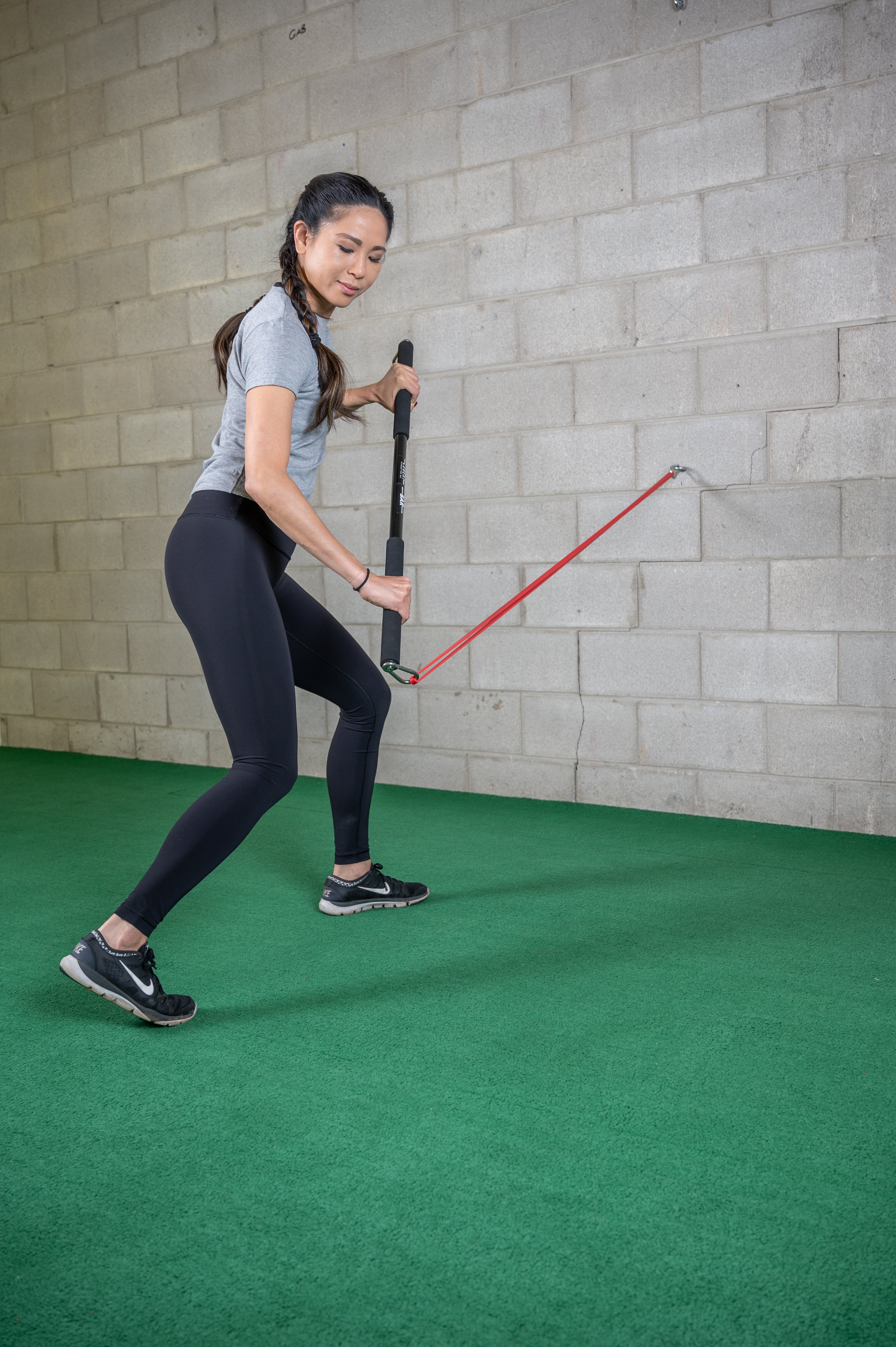 lebert-resistance-bar-barre-musculation-91-cm-2-bandes-latex image 8