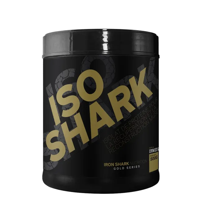iron-shark-gold-series-iso-shark-whey-isolat-cookies-500g image 1