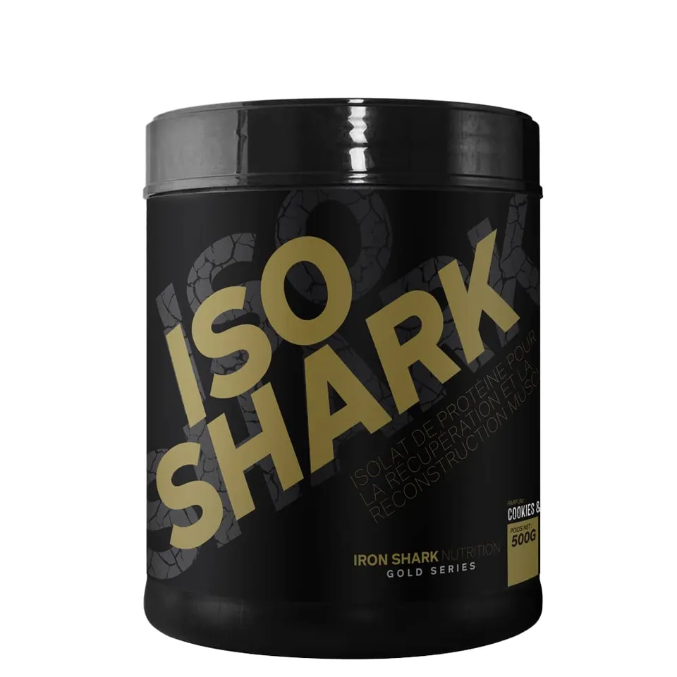 iron-shark-gold-series-iso-shark-whey-isolat-cookies-500g image 1