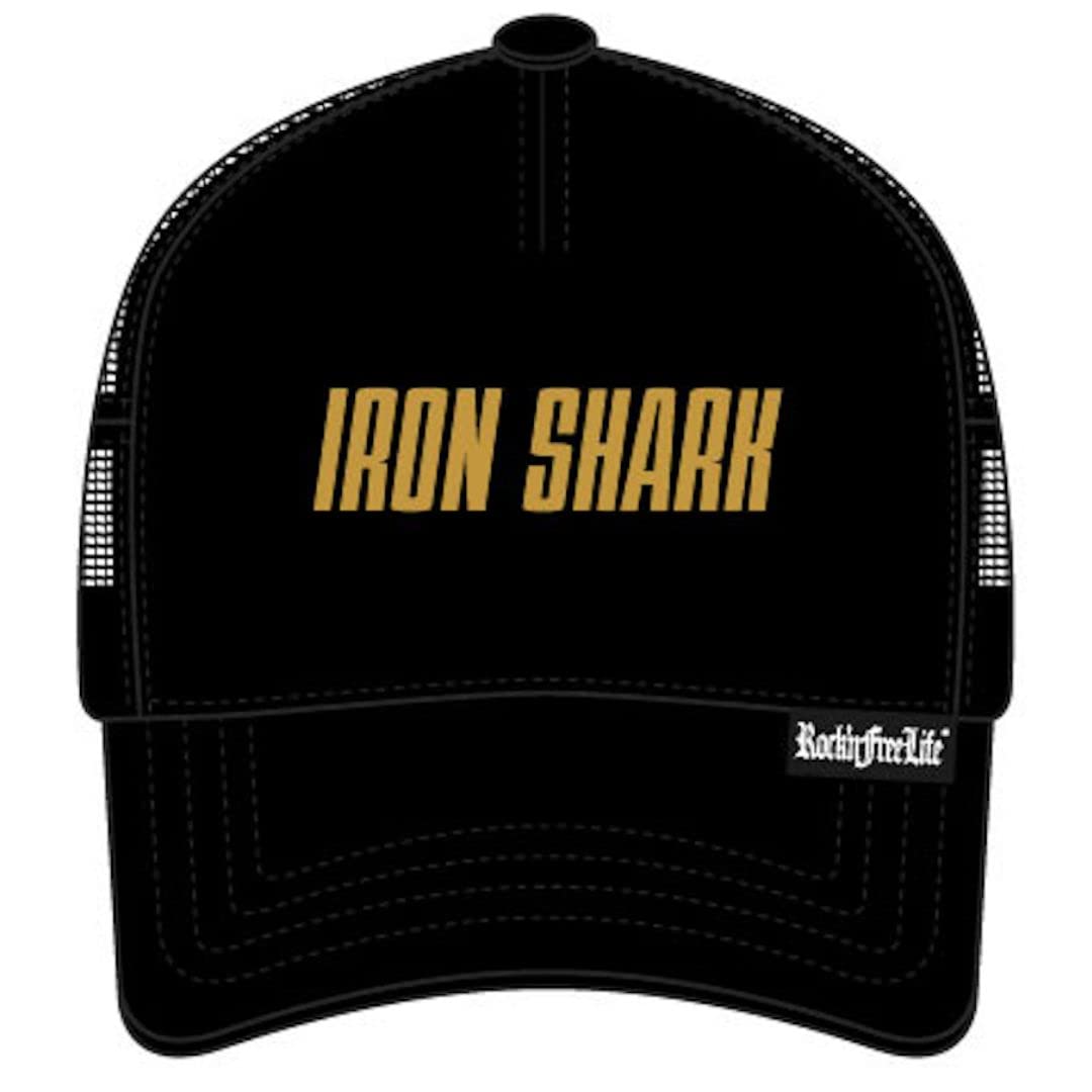 iron-shark-accessoires-casquette-black-gold-gold-series image 1