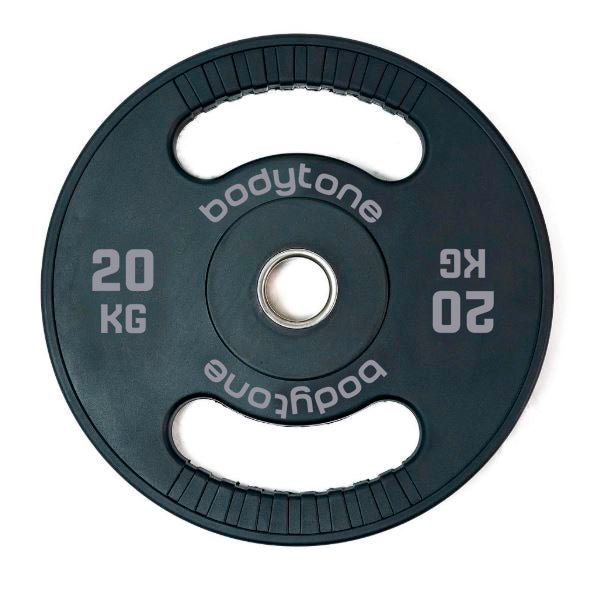 bodytone-disque-olympique-urethane-20-kg-disque-musculation-50-mm image 1