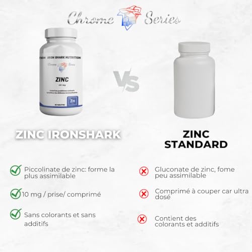 ironshark-chrome-series-zinc-compl-ment-60-tablettes-immunit image 6