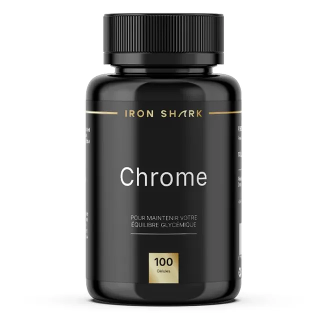 iron-shark-chrome-chromium-picolinate-g-lules-100-capsules-glyc-mie image 1