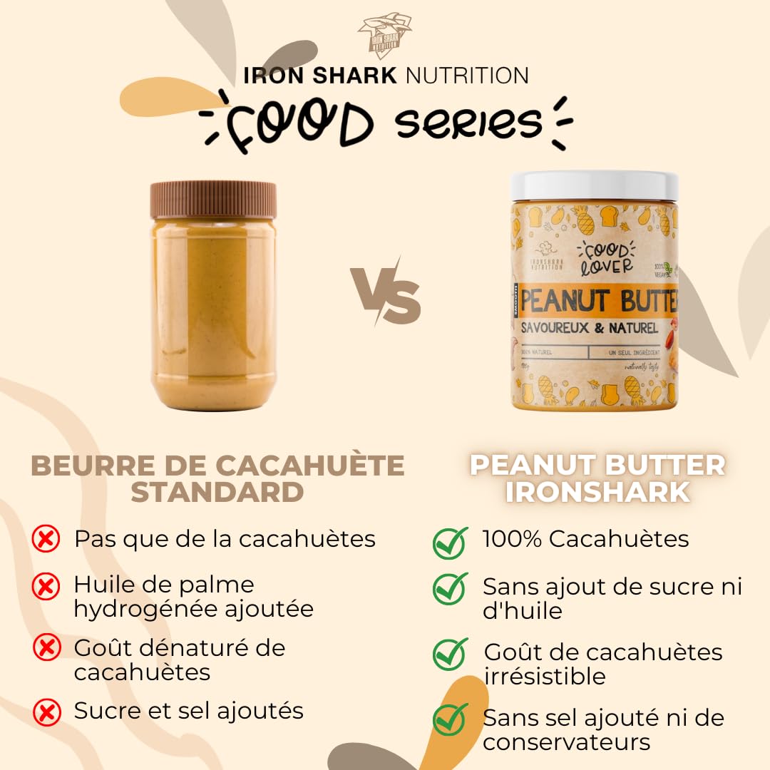 iron-shark-food-series-beurre-de-cacahu-tes-crunchy-900g image 3