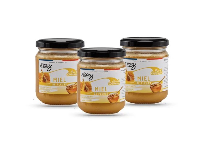 acaz-pack-miel-lovers-miel-cr-meux-naturel-auvergne image 1