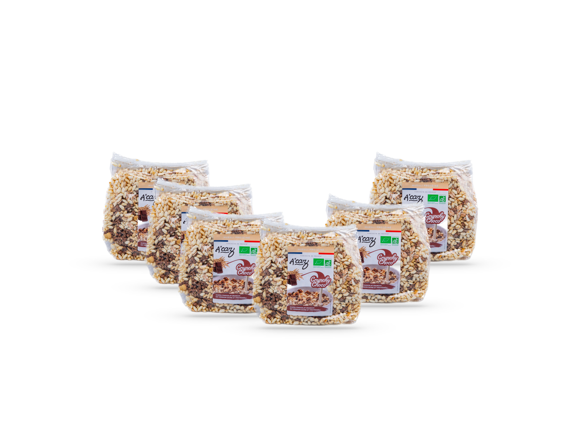 acaz-muesli-lover-crunchy-choco-bio-muesli-prot-in-chocolat image 1