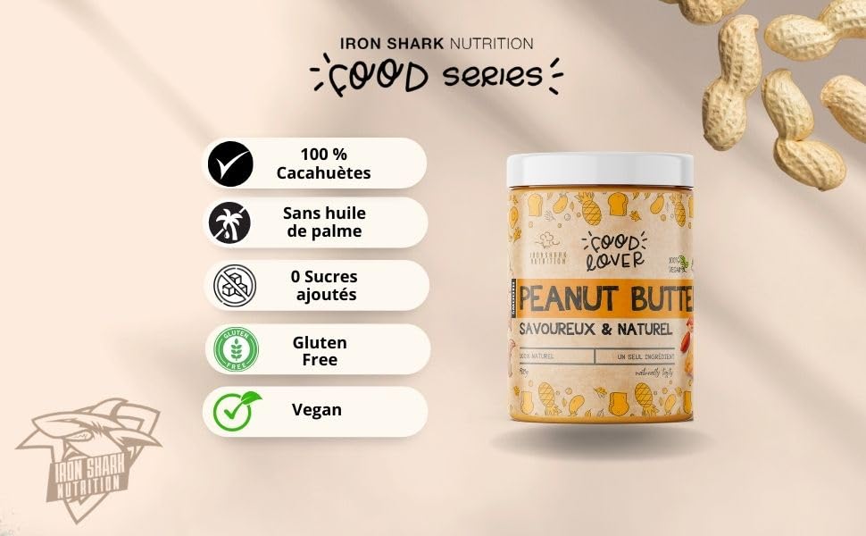 iron-shark-food-series-beurre-de-cacahu-tes-crunchy-900g image 6