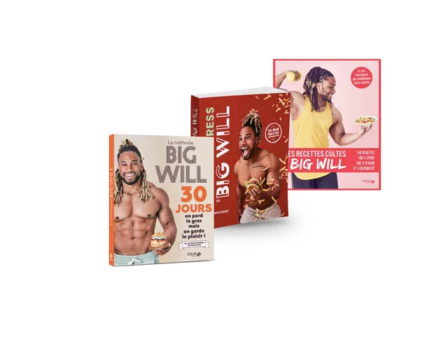 a-caz-pack-trio-livres-d-dicac-s-bigwill-livre-recettes-musculation image 1