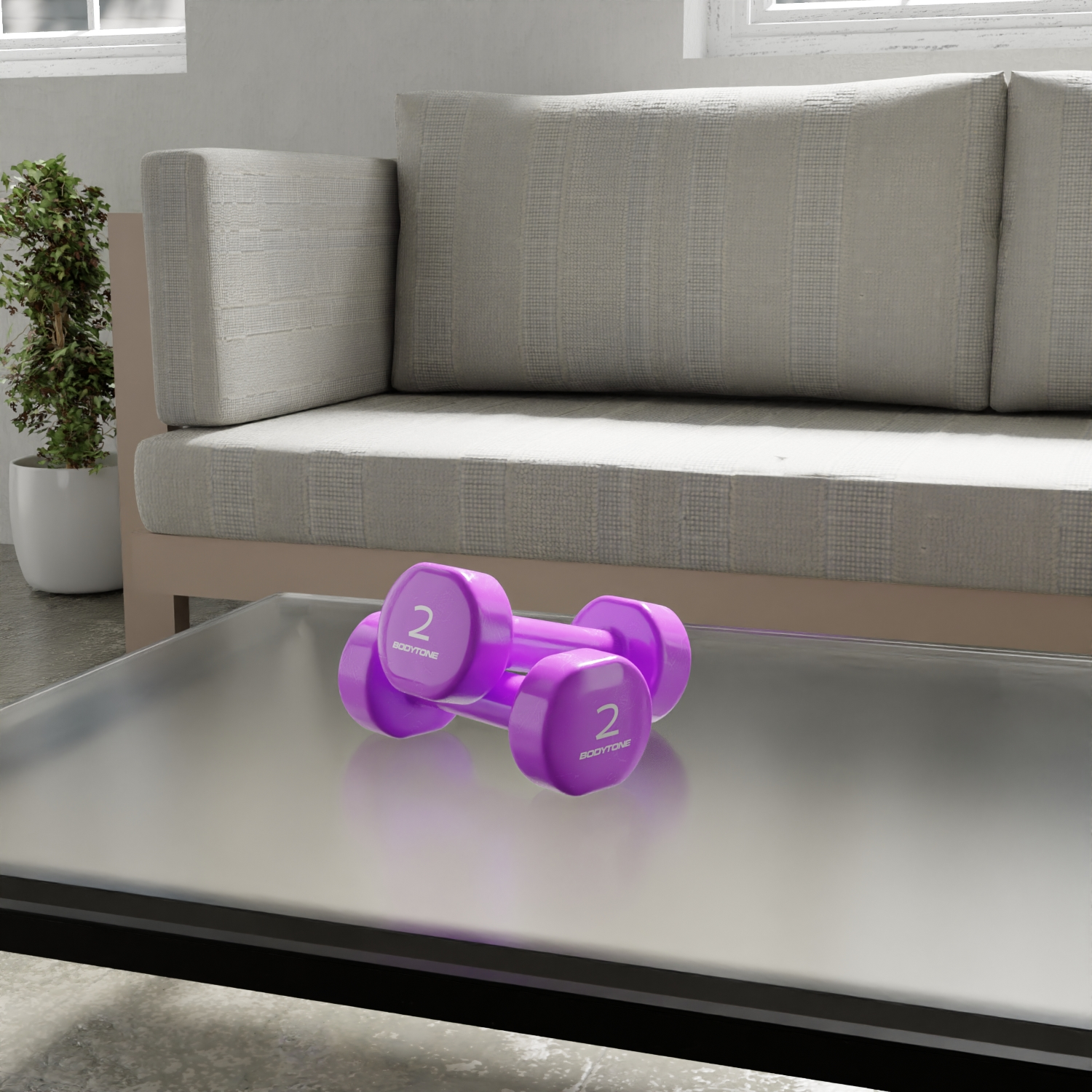 bodytone-dv2-halt-res-vinyle-2x2-kg-violets-tonification image 5