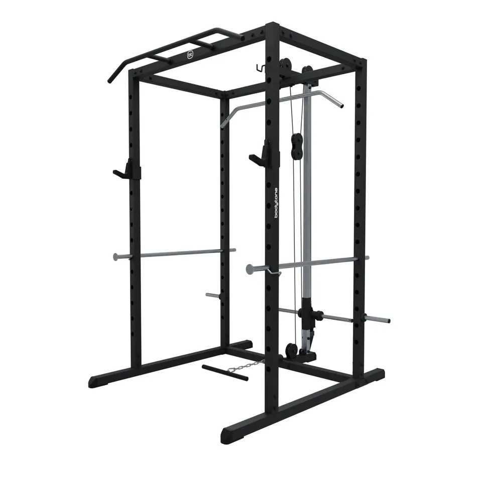 bodytone-active-hbc11-power-rack-musculation-avec-poulie-120-kg image 1