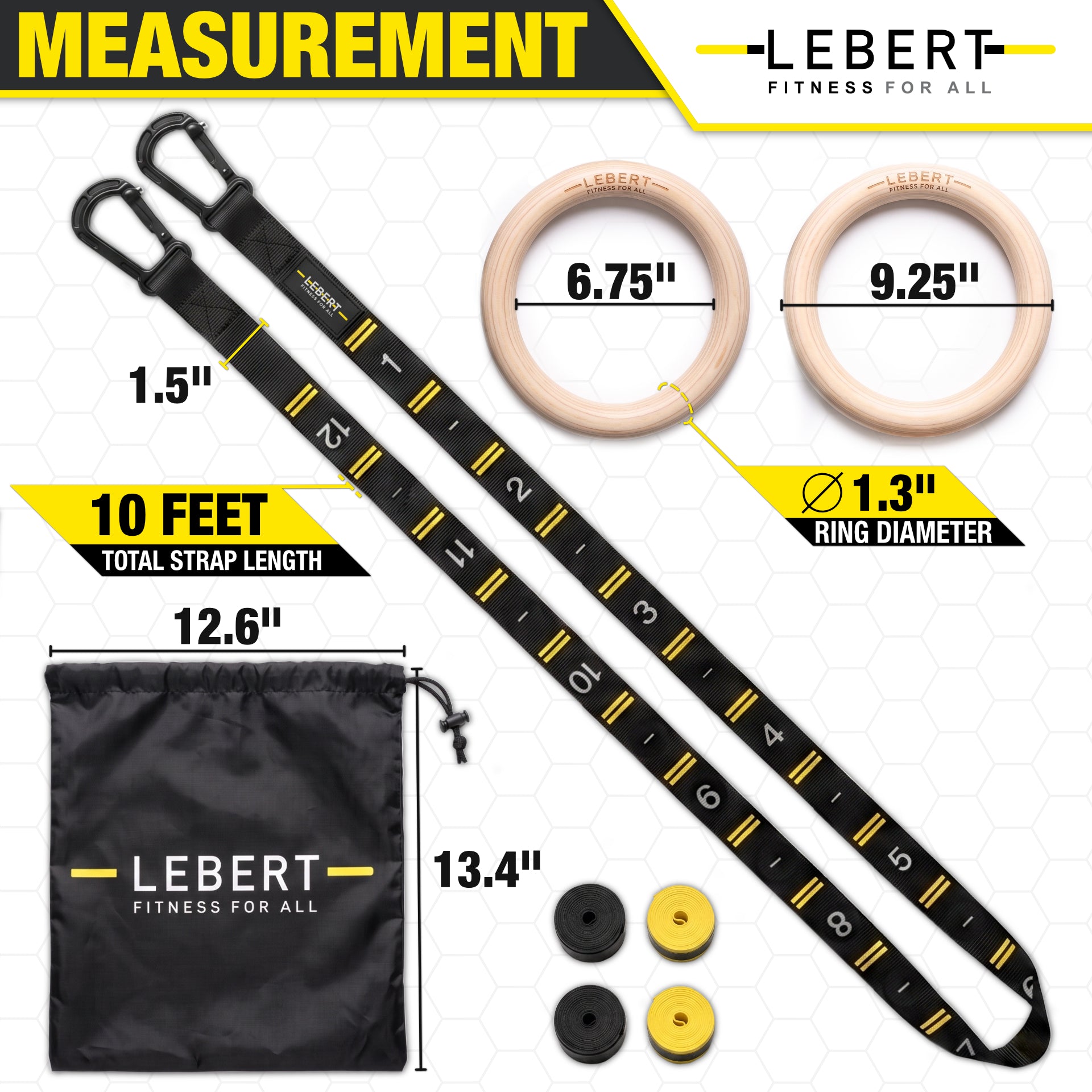 lebert-fitness-gym-rings-anneaux-gymnastique-bois-32-mm-sangles image 7