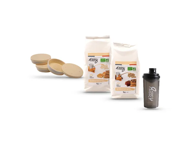 a-caz-pack-d-couverte-pancakes-choco-nature-shaker-30-pi-ces image 1