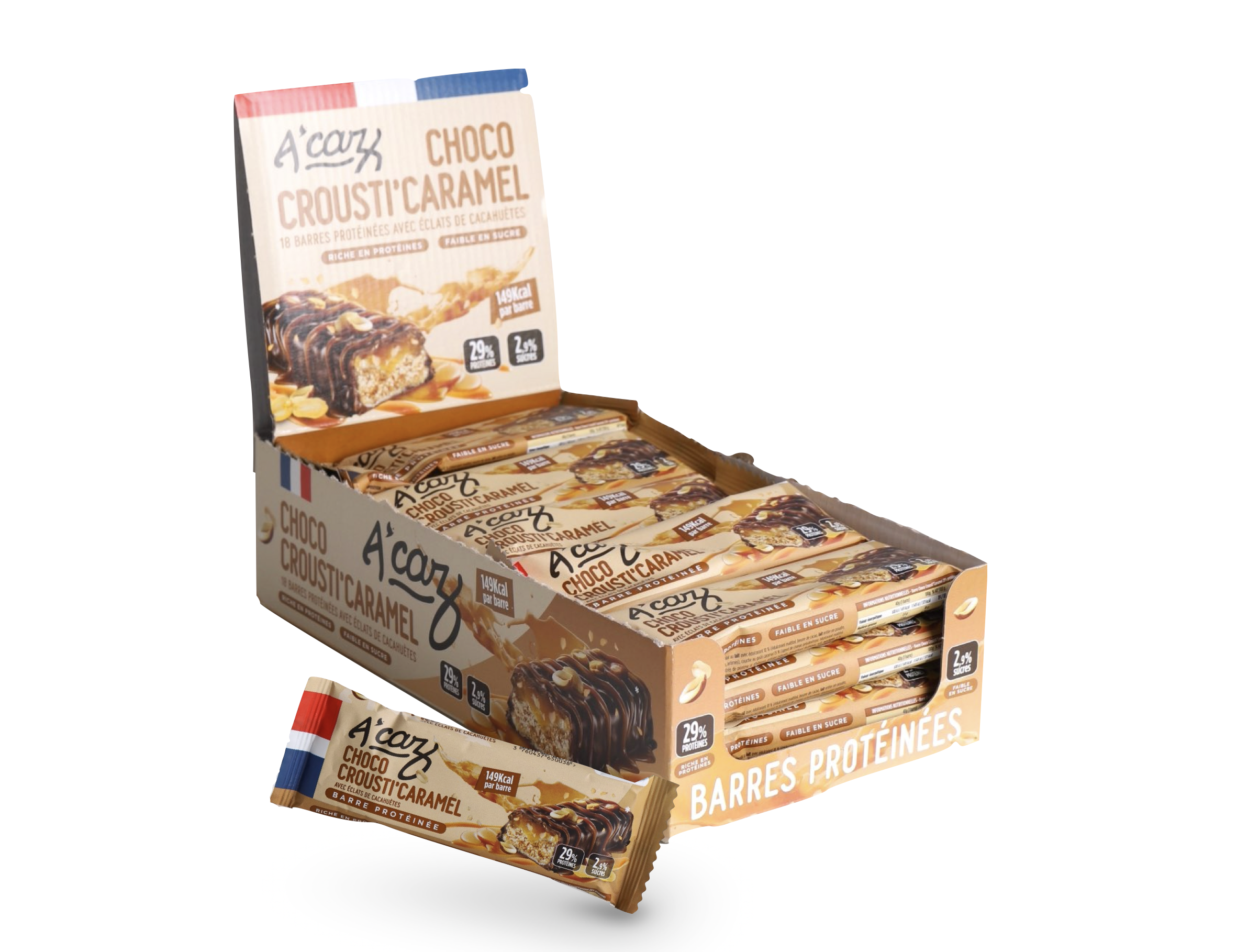 acaz-barre-choco-crousti-caramel-prot-in-e-pack-18-sati-t image 2