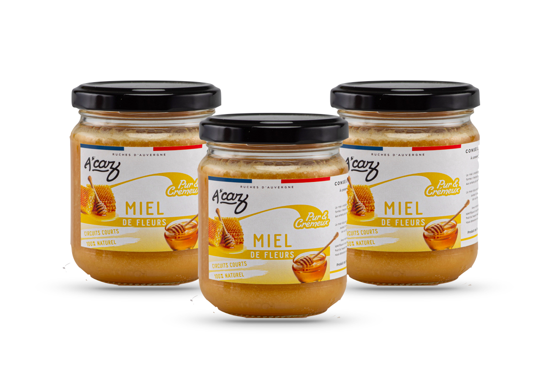 acaz-pack-miel-lovers-miel-cr-meux-naturel-auvergne image 2