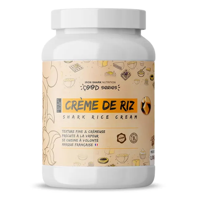 iron-shark-food-series-cr-me-de-riz-chocolat-blanc-glucides image 1