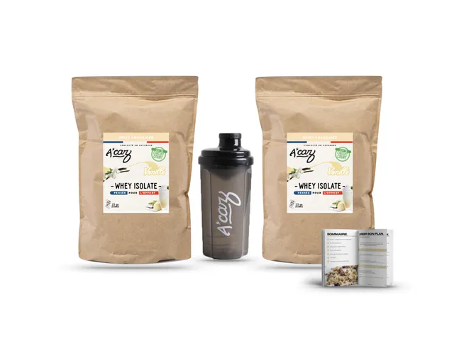 acaz-pack-whey-isolat-double-vanille-prot-ine-poudre-vanille image 1