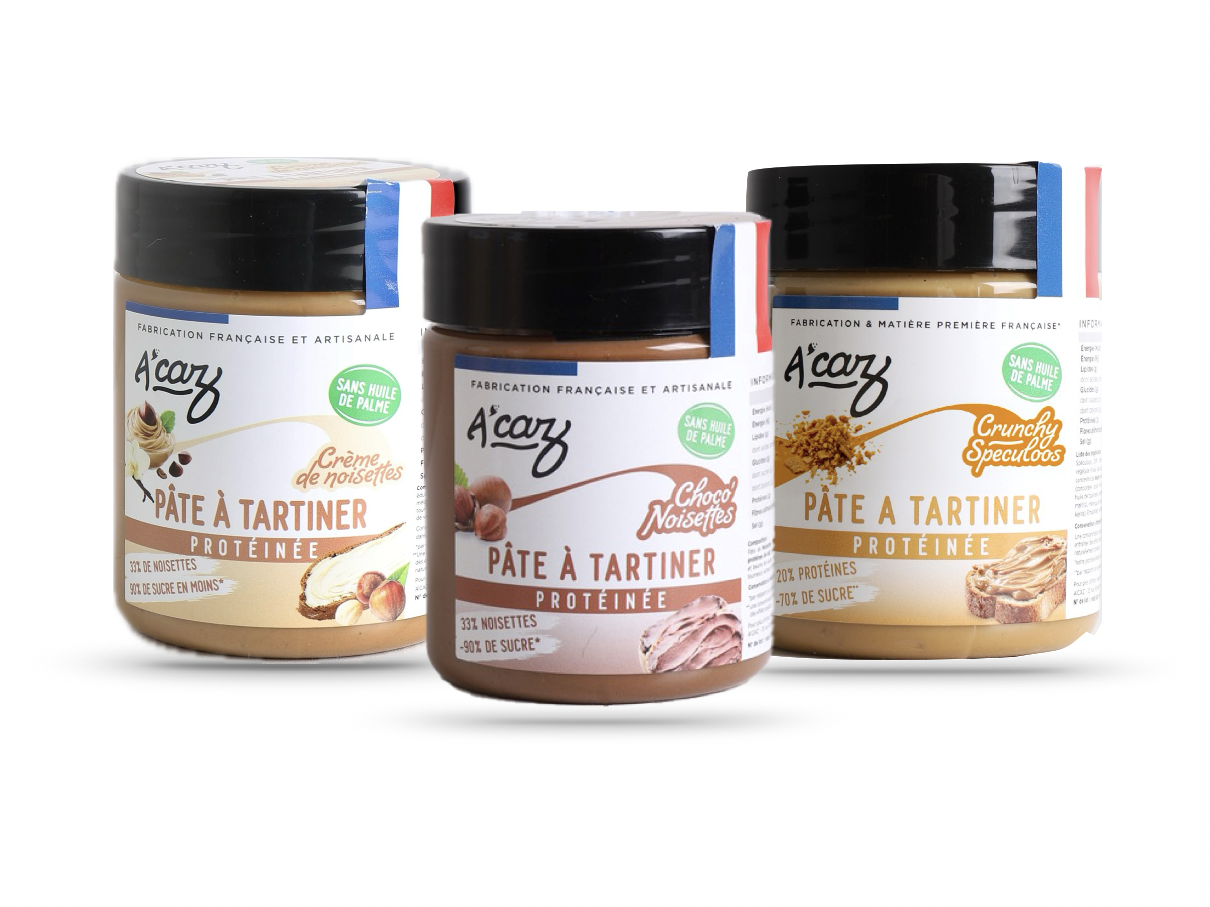 a-caz-pack-gourmandise-p-te-tartiner-3-pots-prot-in-e image 2
