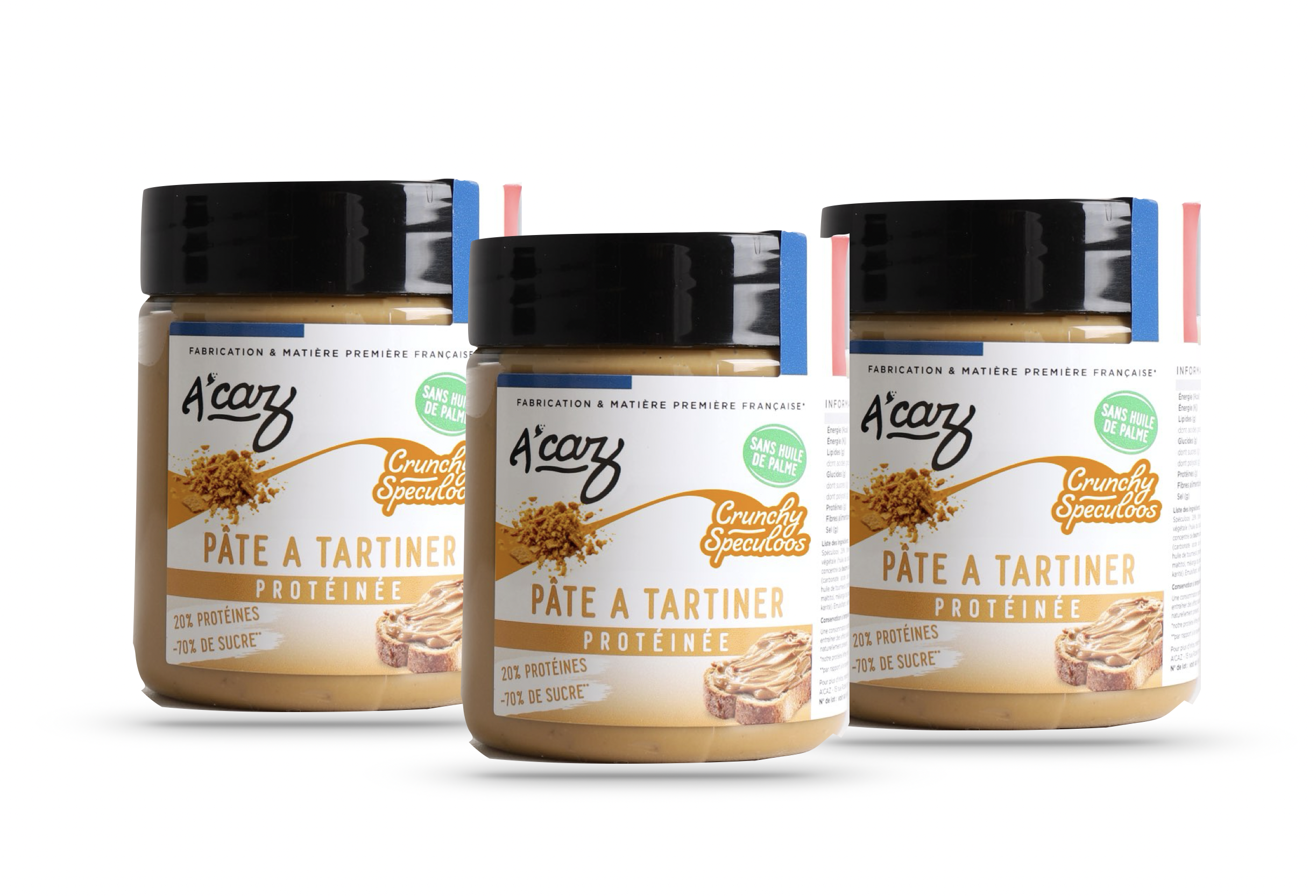 acaz-crunchy-speculoos-lovers-p-te-tartiner-prot-in-e-20-prot-ines image 2