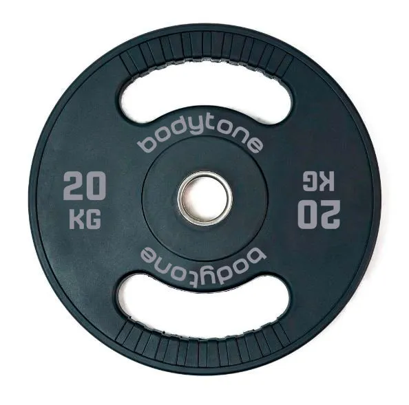 bodytone-disque-olympique-urethane-20-kg-disque-musculation-50-mm image 1