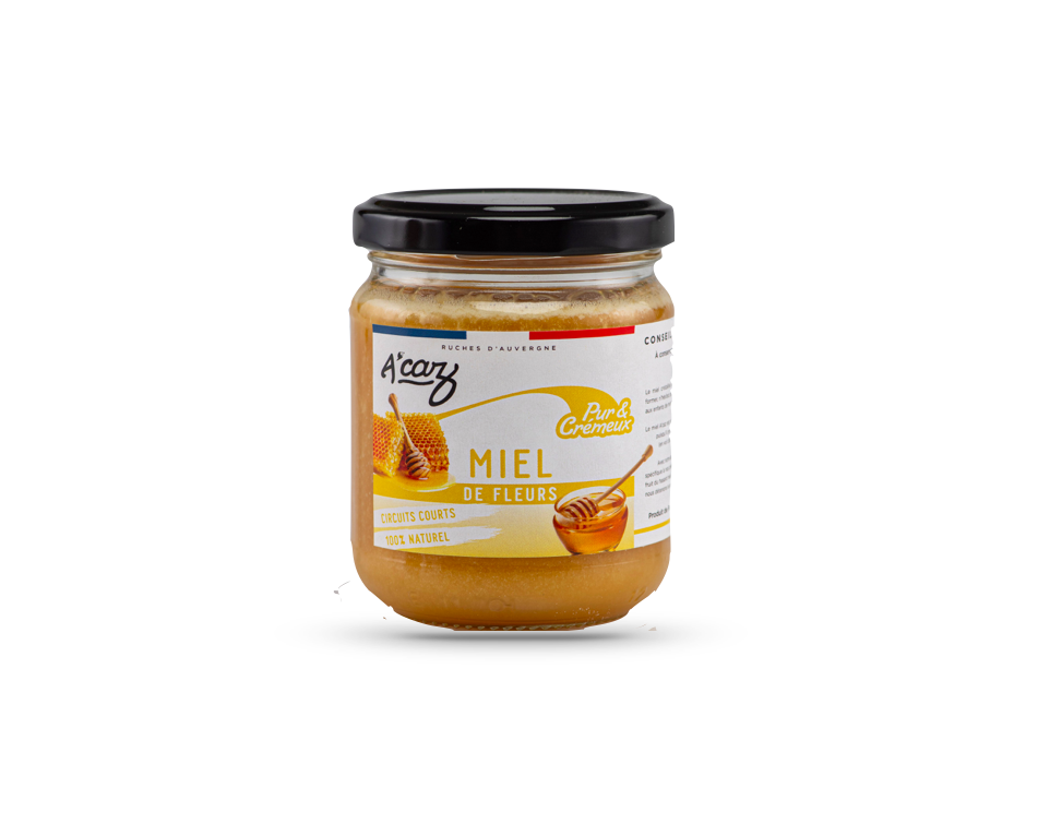 a-caz-miel-naturel-cr-meux-pot-auvergne-artisanal image 2
