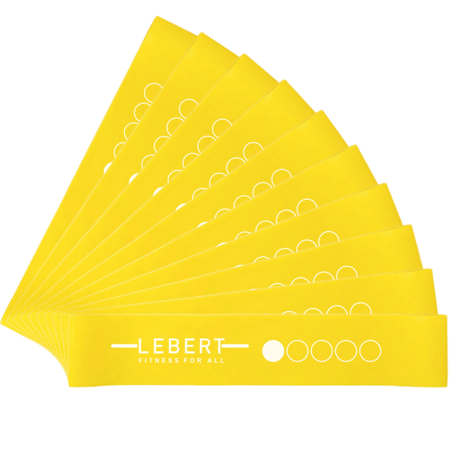 lebert-training-tools-mini-bands-lot-5-bandes-lastiques-latex image 2