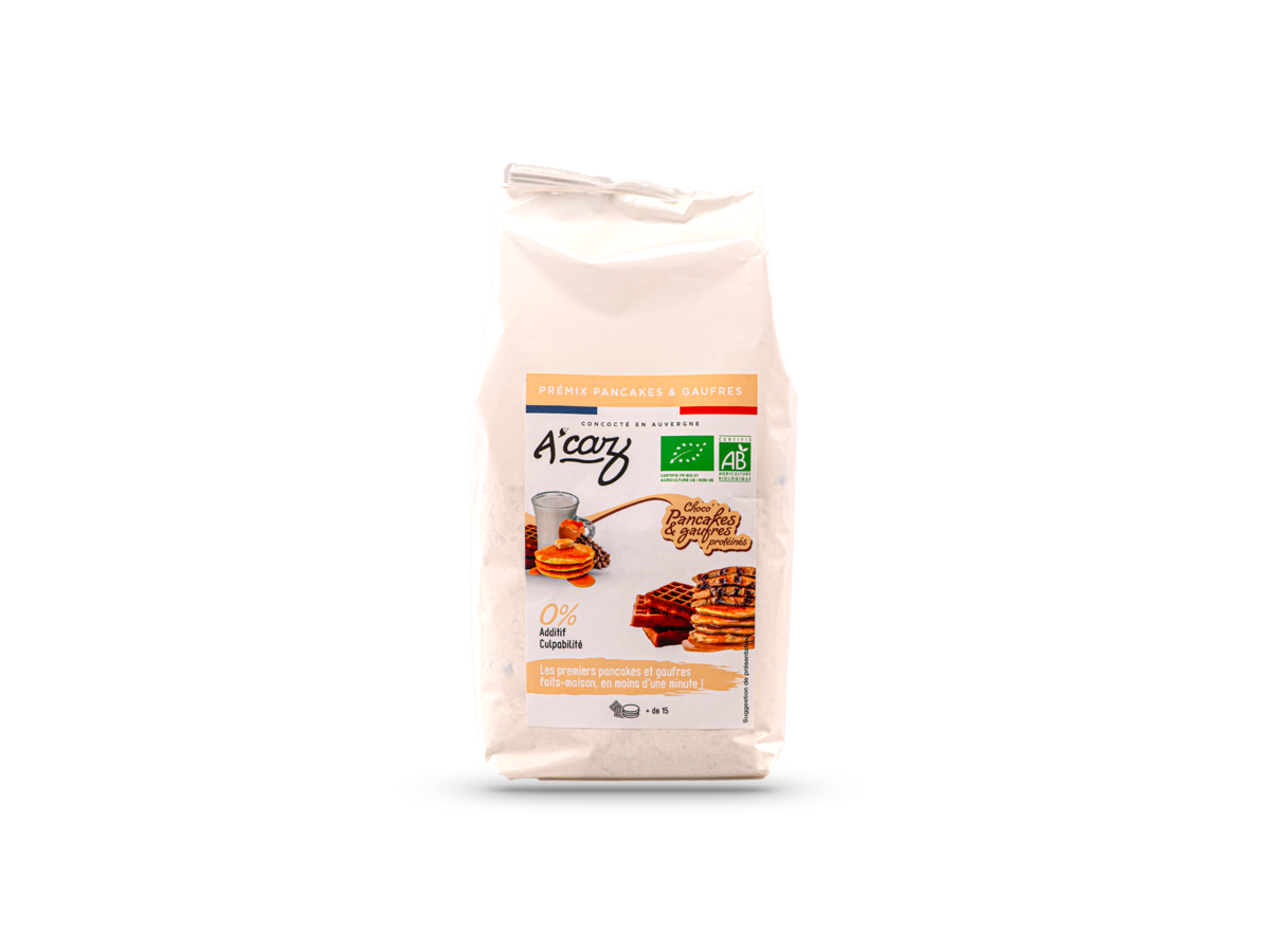a-caz-premix-choco-pancakes-gaufres-bio-prot-in-petit-d-j image 1