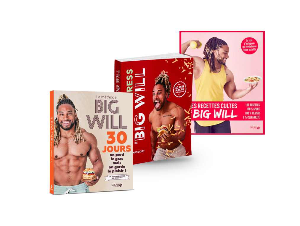 a-caz-pack-trio-livres-d-dicac-s-bigwill-livre-recettes-musculation image 2
